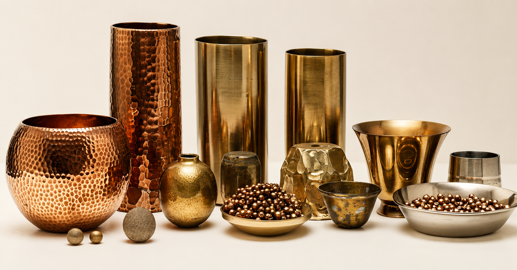 copper bottles jugs & glass export