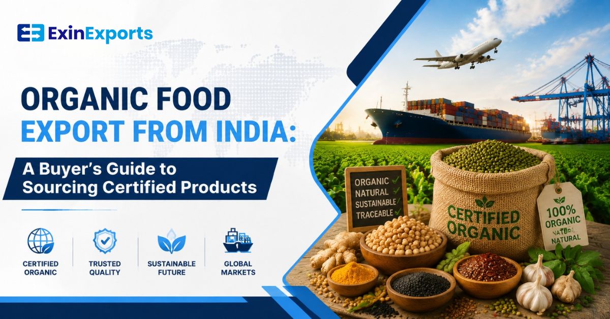organic food export from india